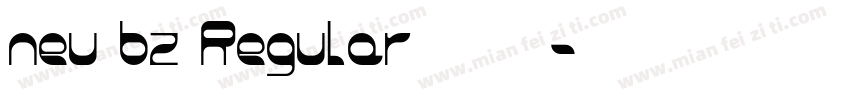 neu bz Regular 字体下载地址字体转换